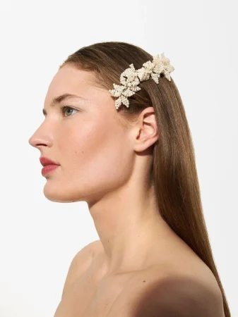 Peineta con Flores