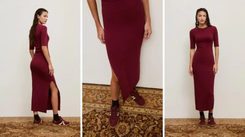 El vestido de Stradivarius que redefine la moda otoñal 2 Merca2.es Cómo combinar a la perfección el vestido de Stradivarius