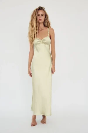 VESTIDO LENCERO SATINADO