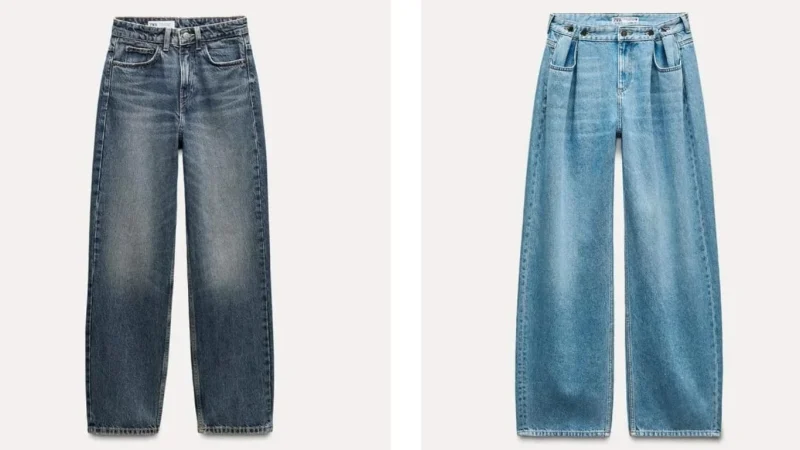 Los 4 vaqueros de Zara que marcarán tendencia este otoño por menos de 30 euros 1 Merca2.es Recto y wide leg, los dos vaqueros de Zara que tienes que tener