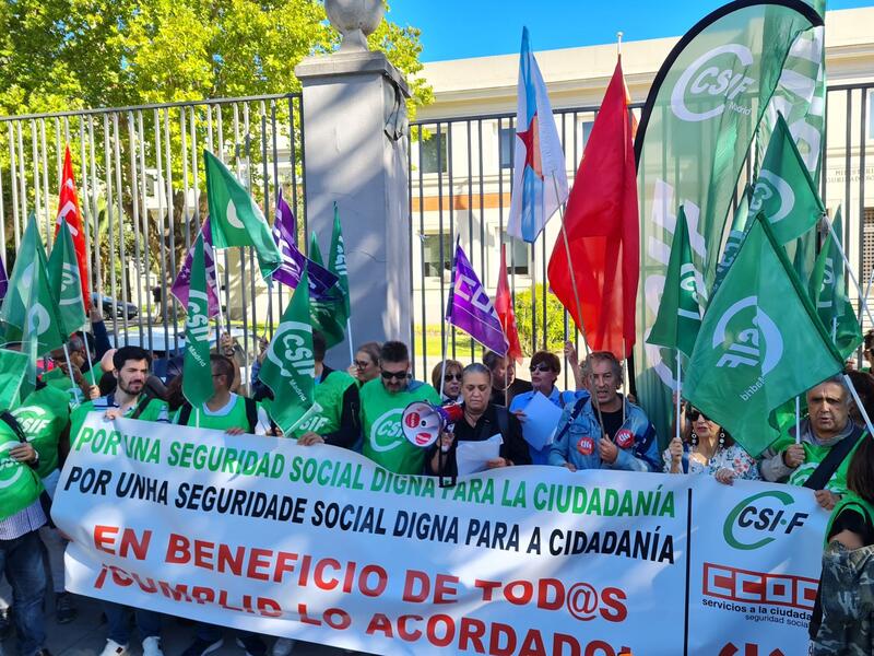 CSIF, CCOO y CIG alzan la voz ante la falta de personal en la Seguridad Social: hay 5.000 puestos vacantes