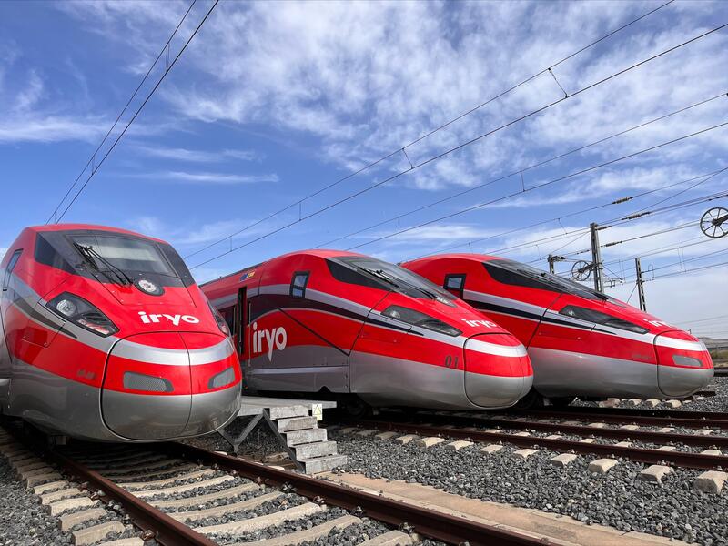 Iryo sufrió pérdidas de 79 millones de euros en 2023 con solo un 66 % de ocupación en sus trenes