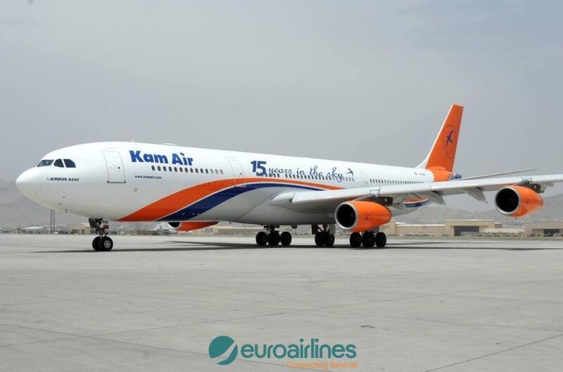 Euroairlines alcanza un acuerdo con Kam Air para gestionar todas sus rutas
