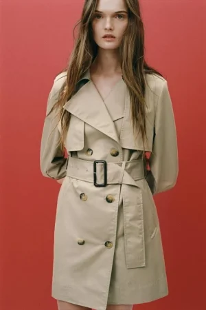 TRENCH CINTURÓN WATER REPELLENT ZW COLLECTION
