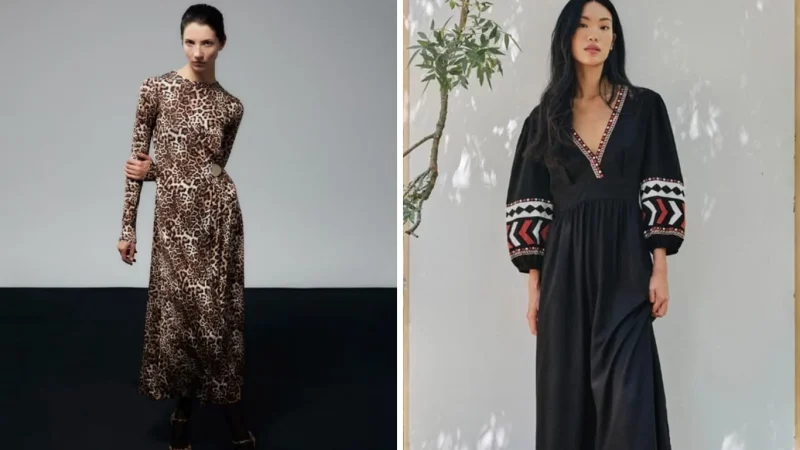 Sfera marca la tendencia otoñal del año con su vestido de manga larga perfecto para cada ocasión 1 Merca2.es Animal print y estampado, dos opciones de Sfera para vos