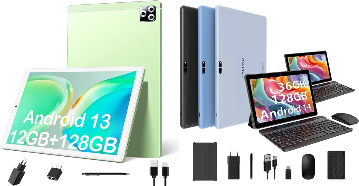Tablets de menos de 100 euros en Amazon perfectas para ver series y llevar a tus viajes