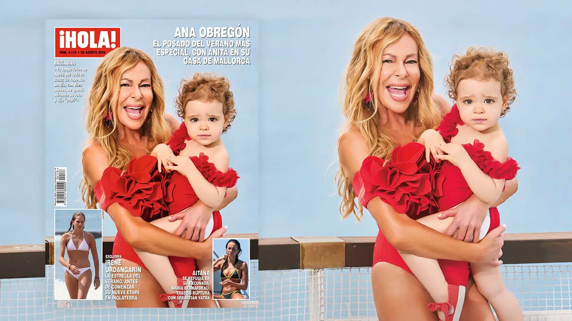 Ana Obregón cambia su posado veraniego por fotos con Anita en Mallorca 1 Merca2.es Ana Obregón
