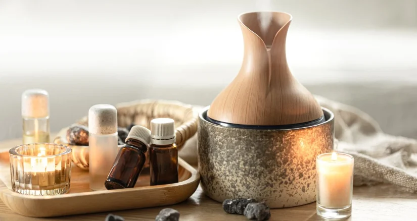 Los amantes de la aromaterapia están de celebración gracias a Lidl y a su nuevo producto estrella 13 Merca2.es spa composition with air humidifier aroma oils Merca2.es