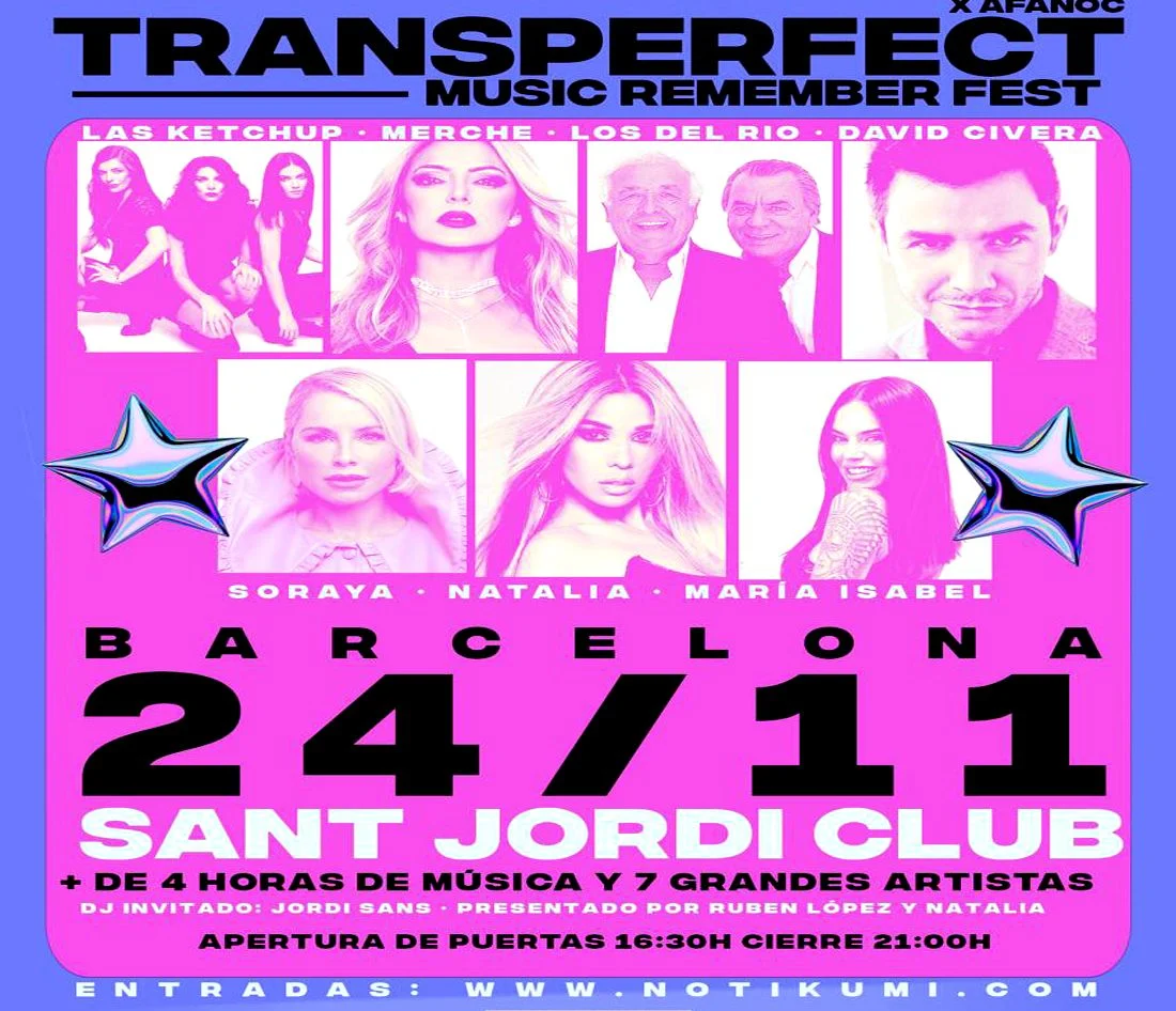 Barcelona acogerá el TransPerfect Music Remember Fest, un evento benéfico «para recordar y disfrutar»
