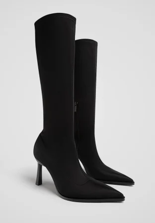 Botas Tacón XL Stretch Negras - 45,99 €