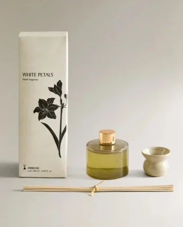 DIFUSOR MIKADO WHITE PETALS