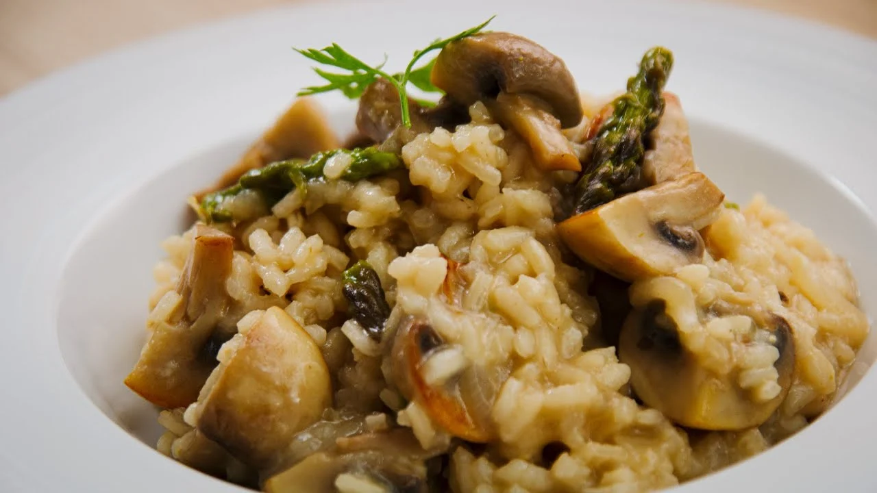 Te enseñamos el truco para hacer en casa un rico risotto de champiñones