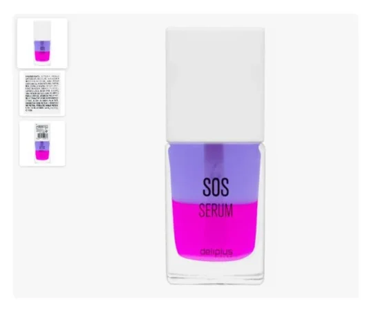 Tratamiento para uñas y cutículas Sérum SOS Deliplus
