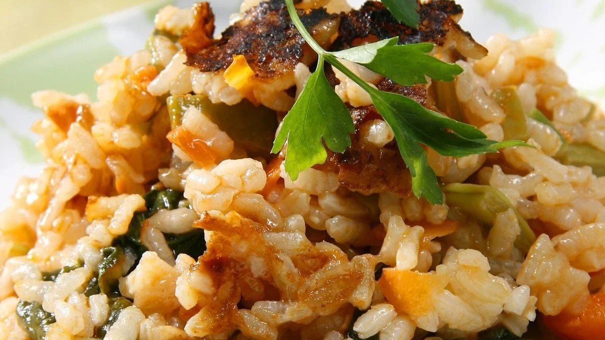 Cómo preparar arroz integral frito en freidora de aire para que quede insuperable