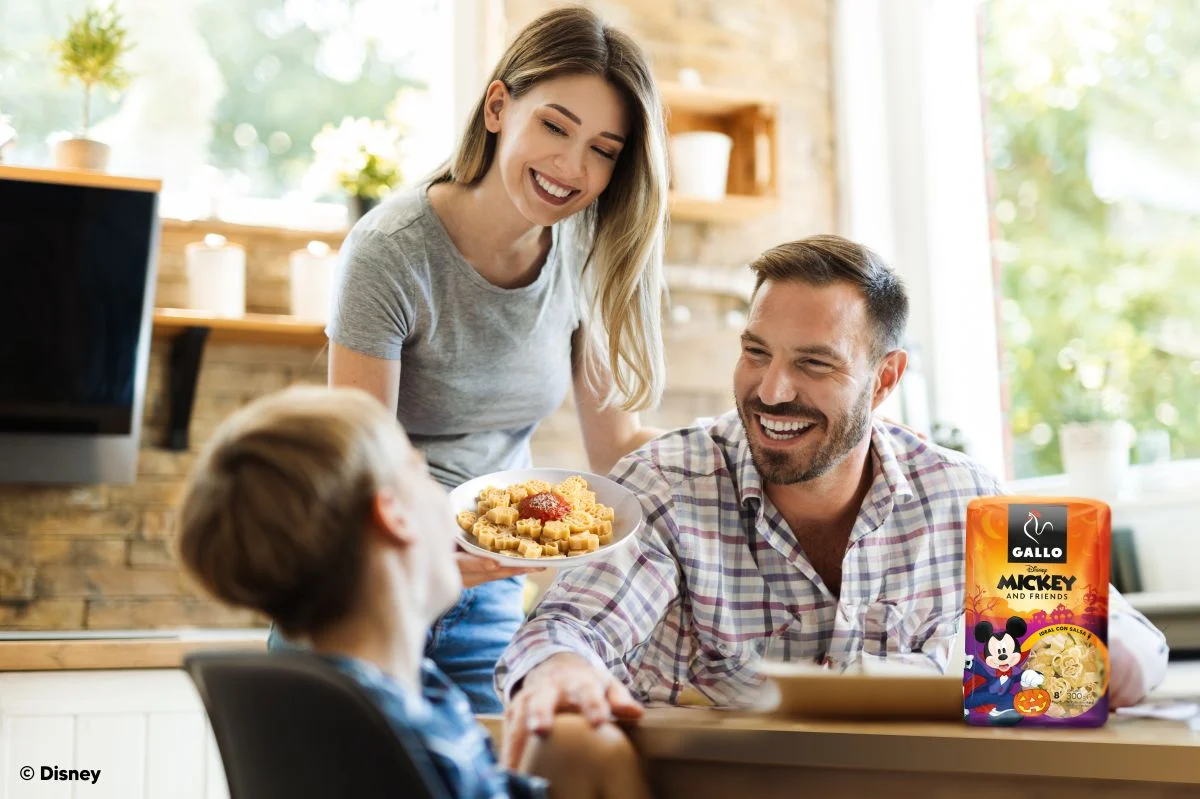 Gallo lanza al mercado una edición de pasta infantil, en colaboración con Disney, con Mickey Mouse de protagonista