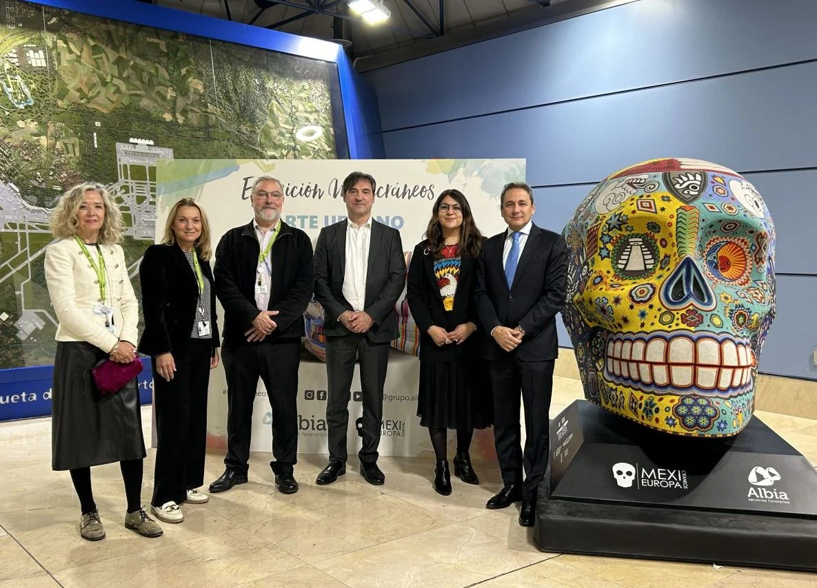 El arte urbano de ‘Mexicráneos Europa’ llega al Aeropuerto de Madrid de la mano de Grupo Albia
