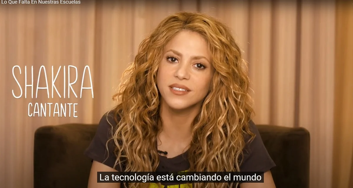Shakira se apunta con Amazon a financiar la educación tecnológica en España