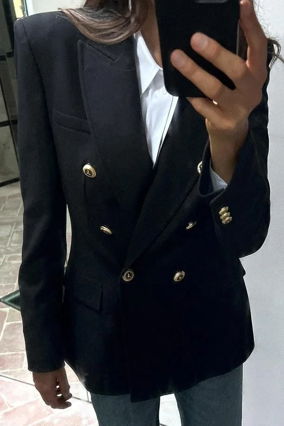 BLAZER ENTALLADA CRUZADA