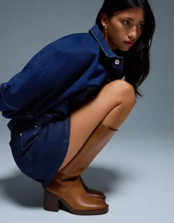 Las mejores botas altas de Bershka para pisar fuerte y con estilo 5 Merca2.es Bota tacón ancho