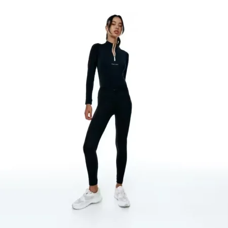 Conjunto deportivo Top+Legging ThermalCoreArticTrek Térmico de mujer Black Limba