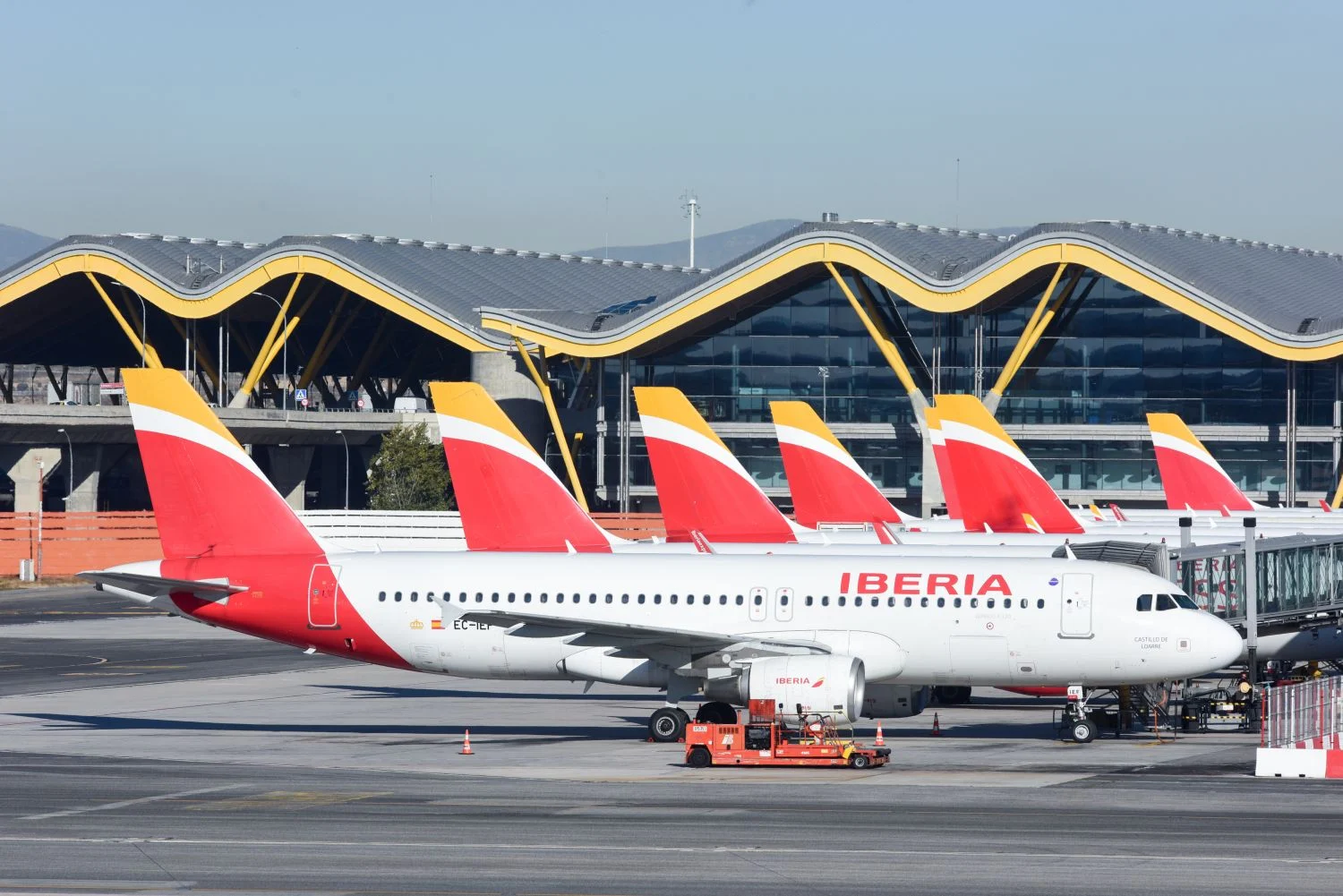 Aviones de Iberia en Barajas. Fuente: Agencias