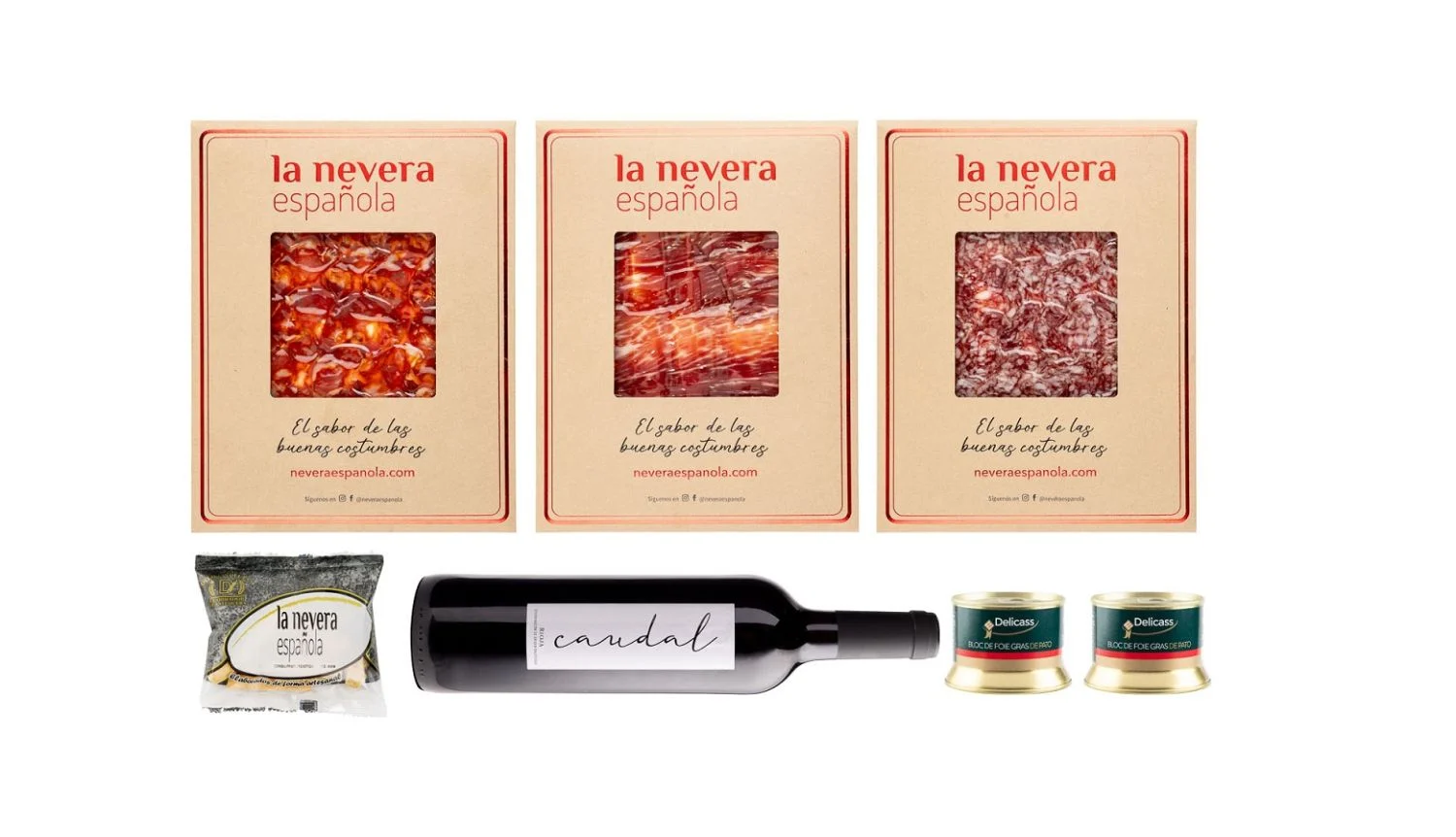 Un regalo gourmet para esta Navidad: vinos, embutidos y quesos en el exclusivo Lote Gourmet