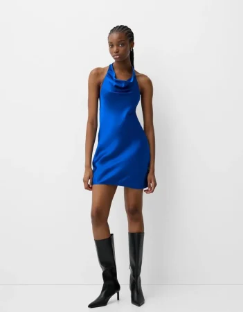 Vestido mini satén