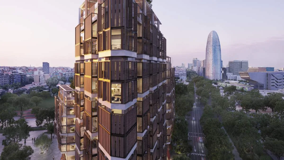 El lujo regresa a Barcelona con los 100 apartamentos que integrarán Gloria Diagonal 