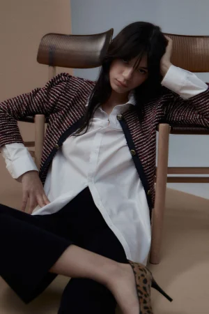 Chaqueta jaspeada