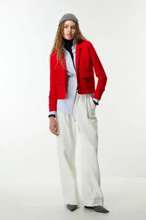 Chaqueta lisa corta