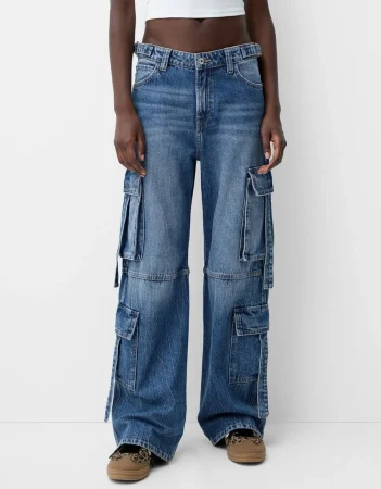 Jeans cargo multipocket