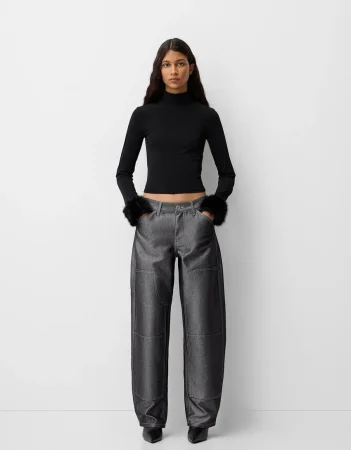 Haz que tu Navidad sea aún más brillante con esta cazadora metálica de Bershka 5 Merca2.es Jeans wide balloon