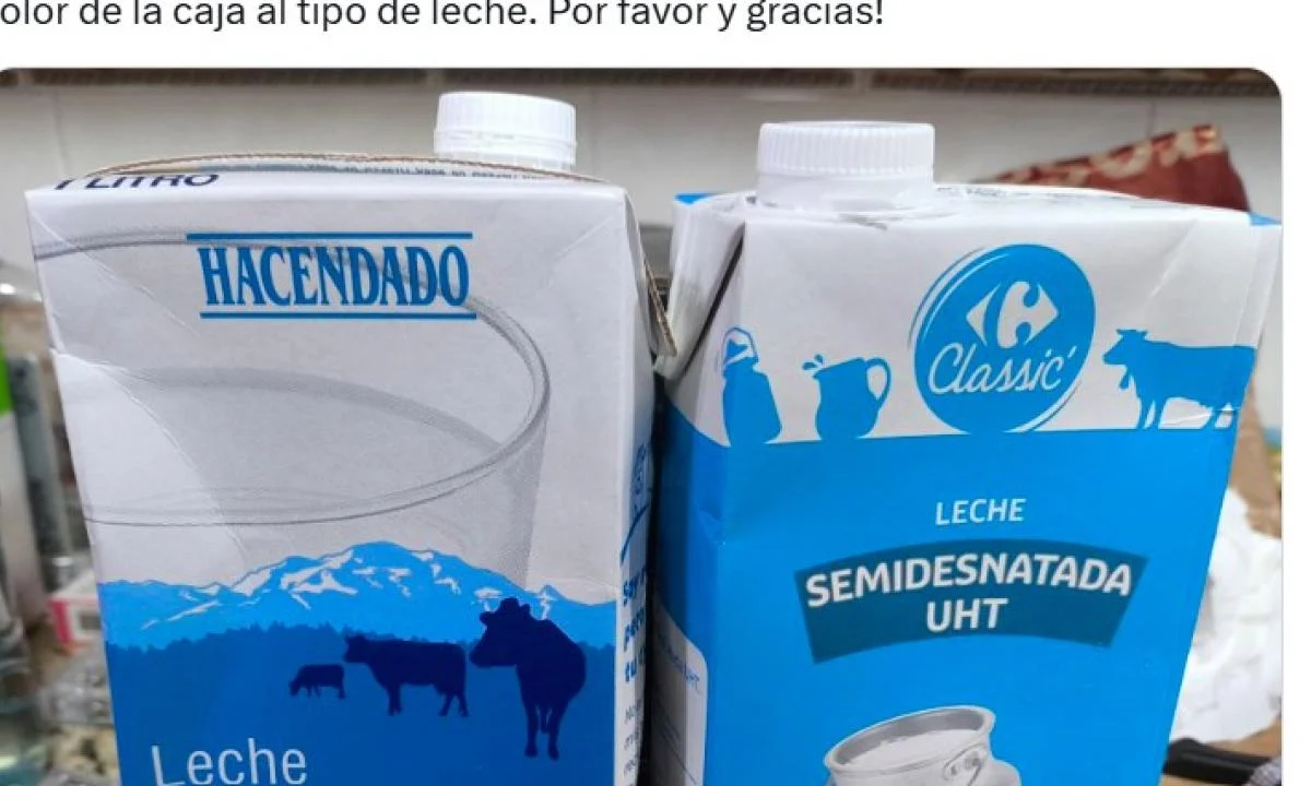 La diferencia entre la leche de Carrefour y Mercadona irrita a los consumidores