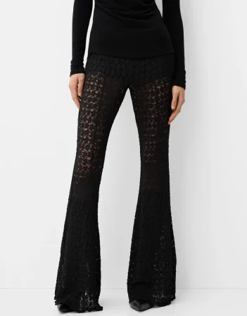 Fichamos en Bershka los leggins más resistentes y calentitos 49 Merca2.es Pantalón flare lace