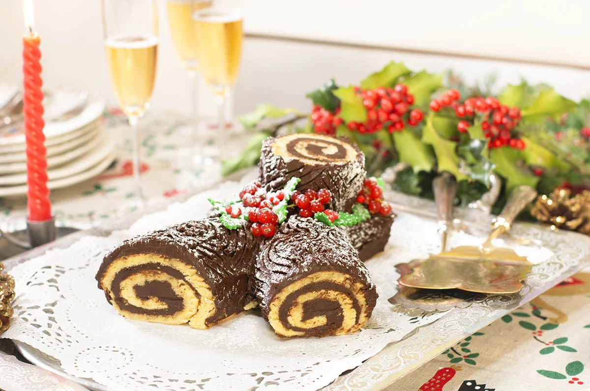 Receta de Tronco de Navidad o Bûche de Noël