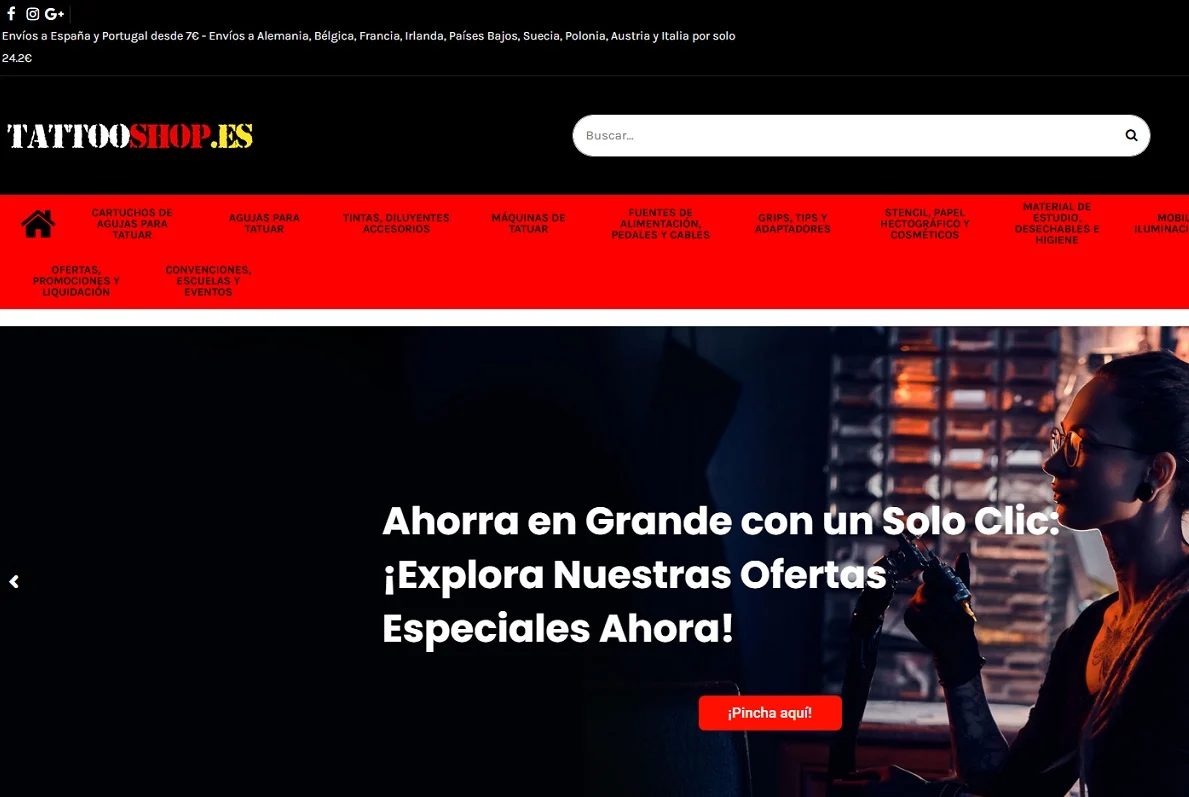 Tattooshop.es: líder indiscutible en el mercado español de insumos para tatuadores