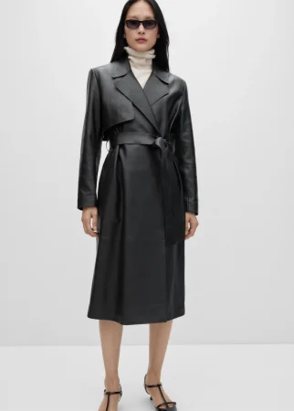 Trench piel cinturón