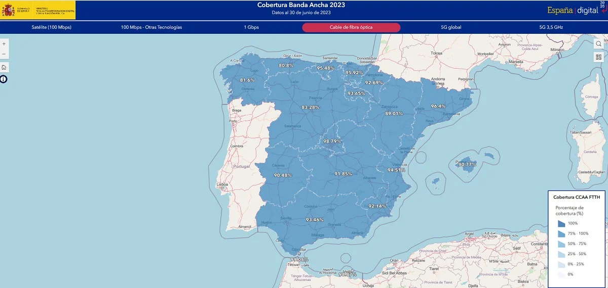 Movistar, Masorange, Vodafone y telecos locales consolidarán la fibra óptica en España en 2025