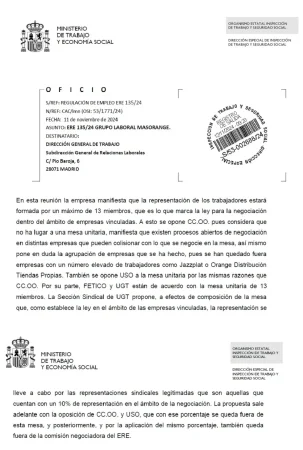 La Fiscalía ve en MasOrange 'vulneración de la libertad sindical' y podría anular el ERE 2 Merca2.es La Fiscalía ve en MasOrange vulneración de la libertad sindical y podría anular el ERE