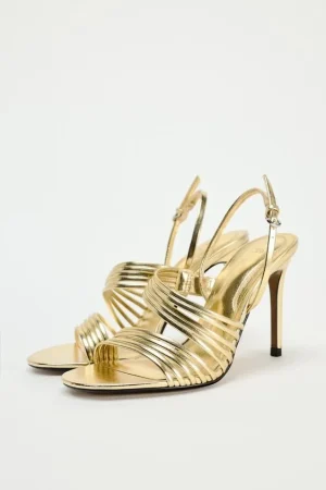Deslumbra esta Navidad con las sandalias metalizadas de Zara: elegancia y confort en cada paso