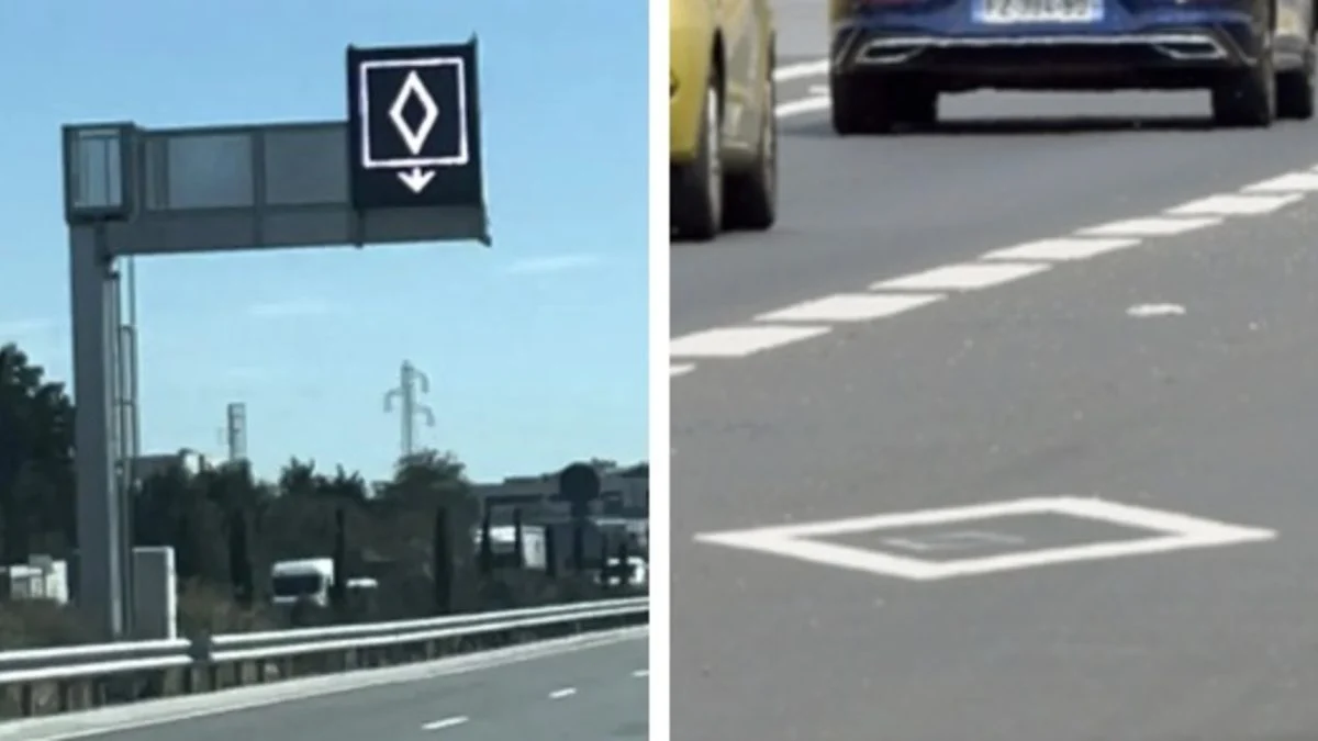 ¿Qué significa la nueva señal con forma de rombo en los carriles? La sorprendente respuesta que involucra a los Sims