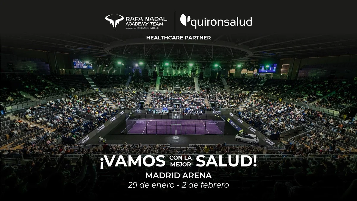 Quirónsalud repite como Healthcare Partner del equipo de la Rafa Nadal Academy en la Alpine Hexagon Cup 2025