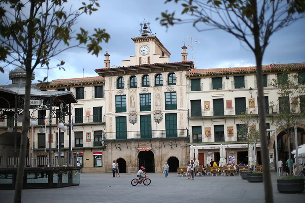 Tudela, uno de los paisajes de invierno en España más encantadores