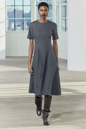 VESTIDO MIDI GODETS ZW COLLECTION