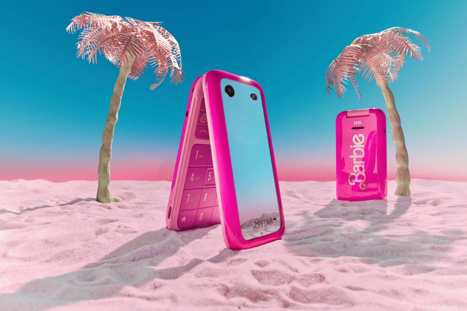 Peor que un iPhone pero más barato: el teléfono plegable de Barbie cuesta 100 euros