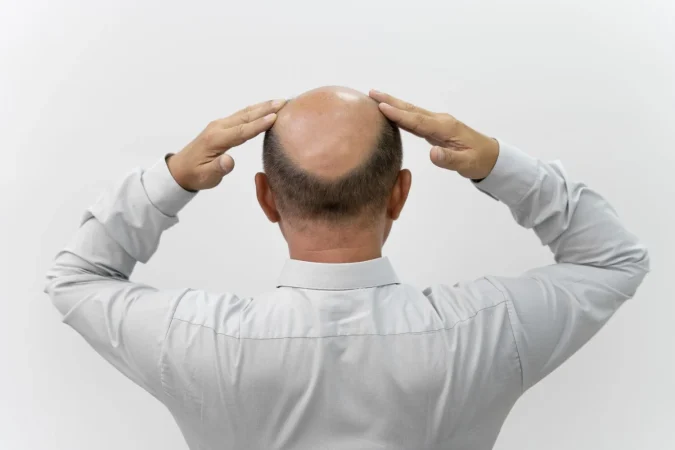 bold man needing follicular unit extraction Merca2.es