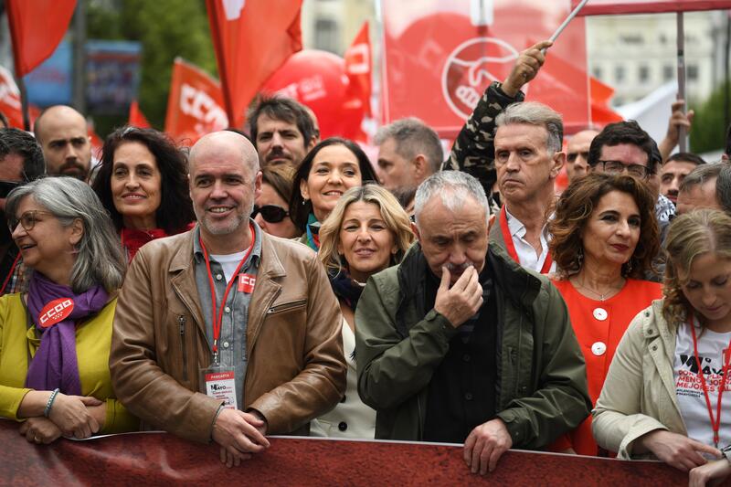 CCOO y UGT se concentran mañana para denunciar el «oportunismo» que casi acabó con el decreto ‘ómnibus’
