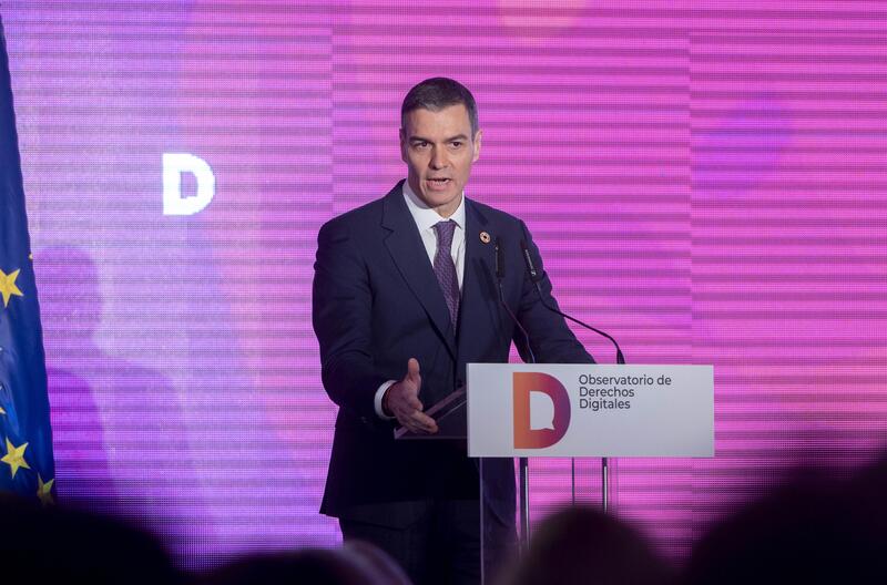 Sánchez solicita el respeto a los derechos digitales de los ciudadanos ante la «desregulación de la tecnotasa»