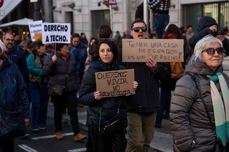 Los sindicatos de inquilinos organizan la primera manifestación estatal por la vivienda el 5 de abril