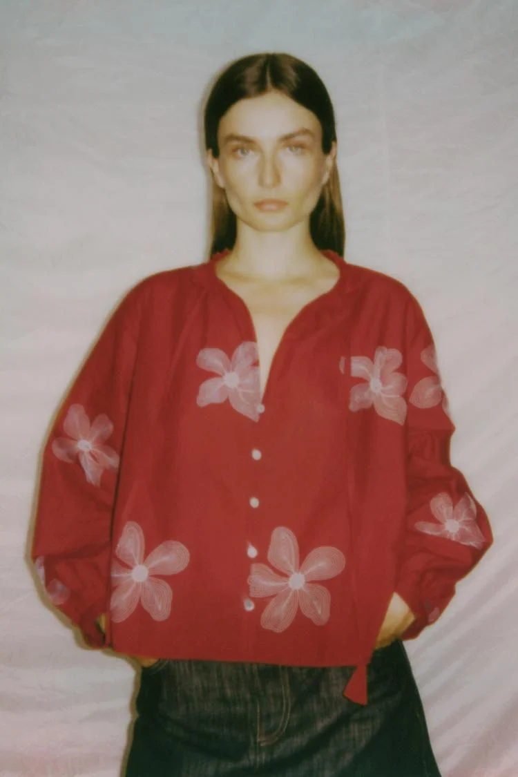 BLUSA BORDADOS FLOR